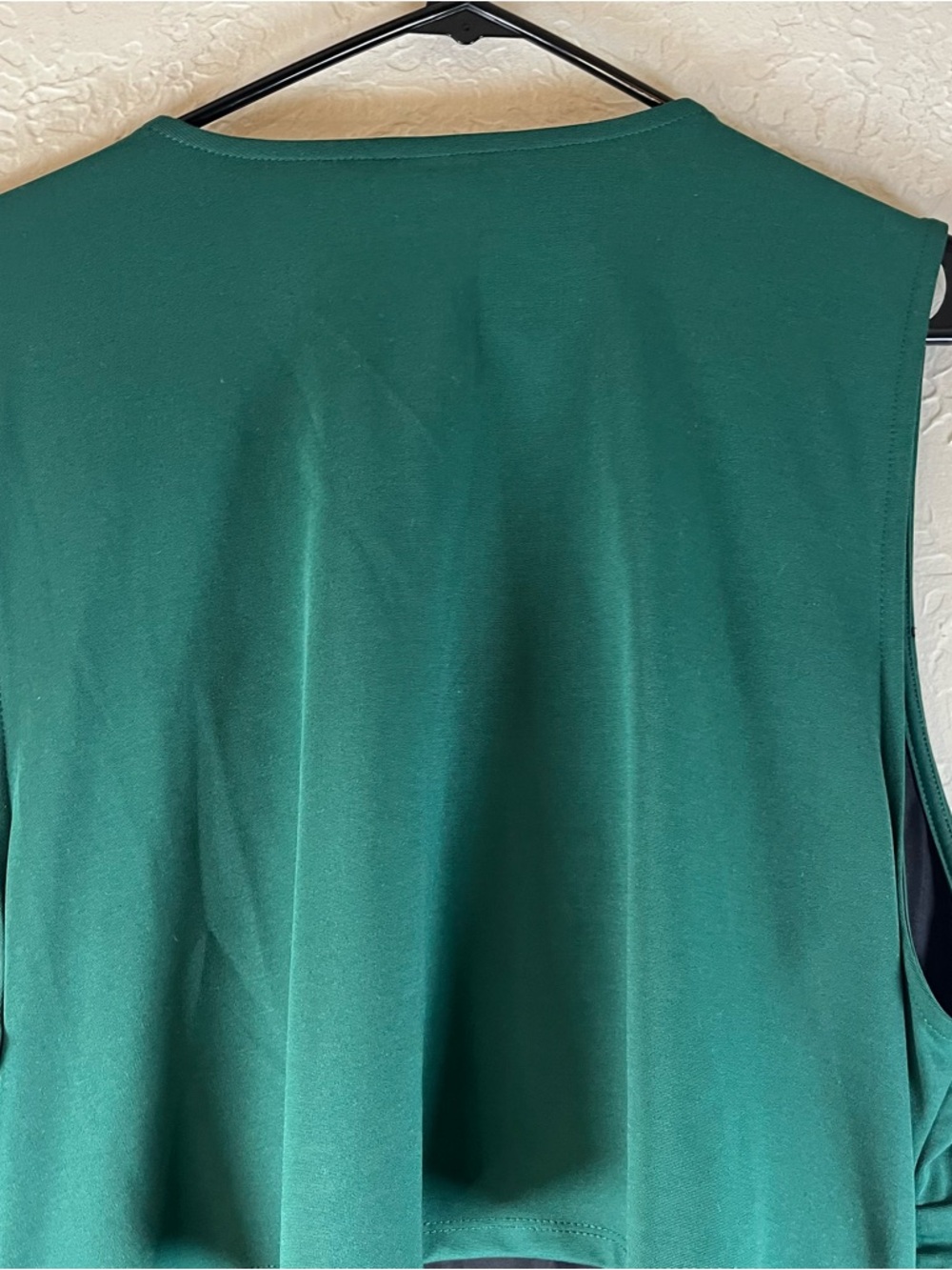 HALARA Deep Emerald Green Sleeveless Wide-Leg Jumpsuit - Picture 9 of 14